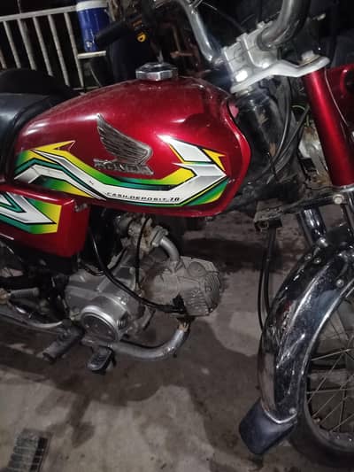Honda CD 70 1st owner biomatric on spot total genuine engine