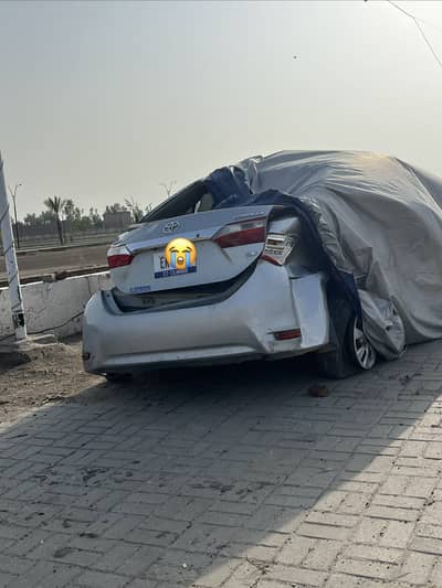 Corolla 2015 model full Accdant car