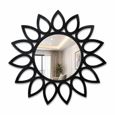 Blooming Sun Wall Mirror – Modern Decorative Mirror