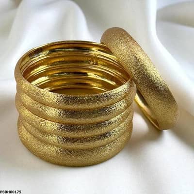 Sandblasted bangles