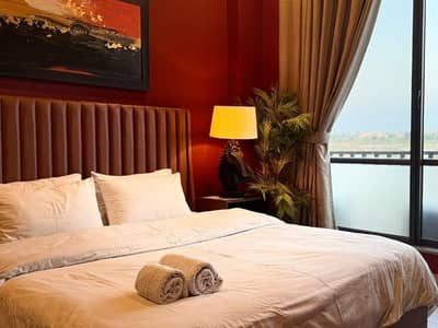 Daily Basis Weekly Basis One Bedroom Fully Furnished Luxury Apartments Available Sky Park One Gulberg greens Islamabad & Bahria Town Phase1, Bahria 4 pavilion99 or phase7 Luxury apt available for rent