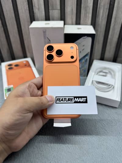 17 Pro | 256GB | PTA Approved | 100% | Box | Orange | Apple iPhone