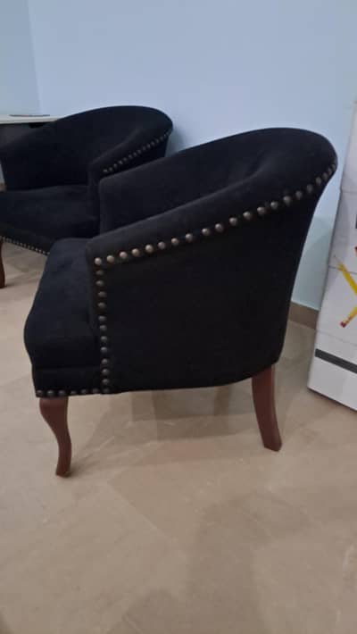 based room chairs pair