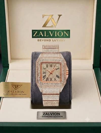 Zalvion Diamond Edition Watch LUXURY