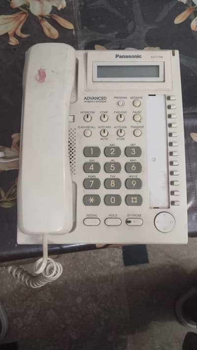 Telephone Exchange with Kx-T7730 Telephone