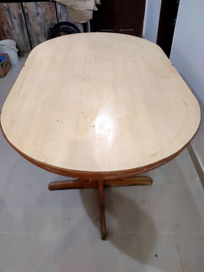 6 person wooden dining table