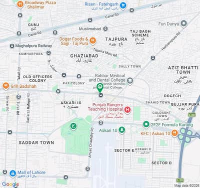 10-Marla Plot For Sale Zarrar Shaheed Road Lahore Cantt