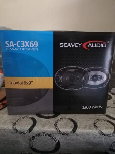 Seavey car 3 way speakers brand new box pack