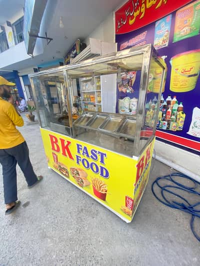 Shawarma, Zinger Burger & Fries Counter - 3 in 1 - Full Setup