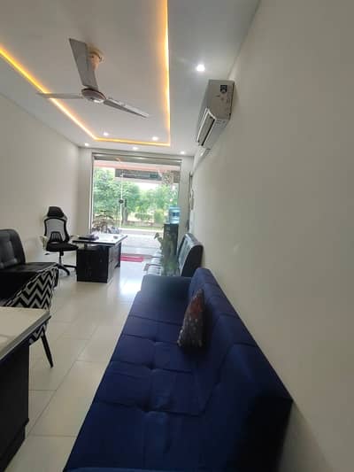 Shop For Rent Punjab Government Employee Housing Society phase 2 Near Wapda Town Facing Park Best For Silent Office