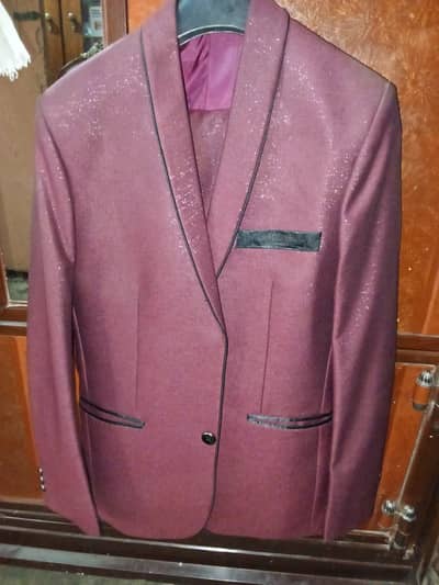 Pent coat for sale glitteri shine purple colour