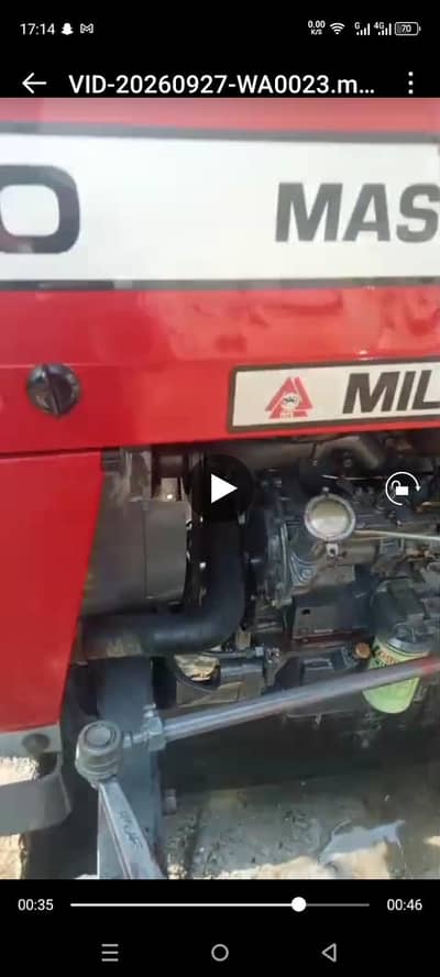 Urgent sale of Tractor MF 240