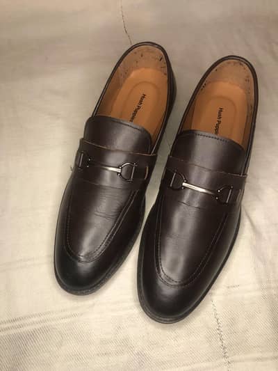 Hush Puppies Men’s Black Formal Loafers – Stylish & Premium Look