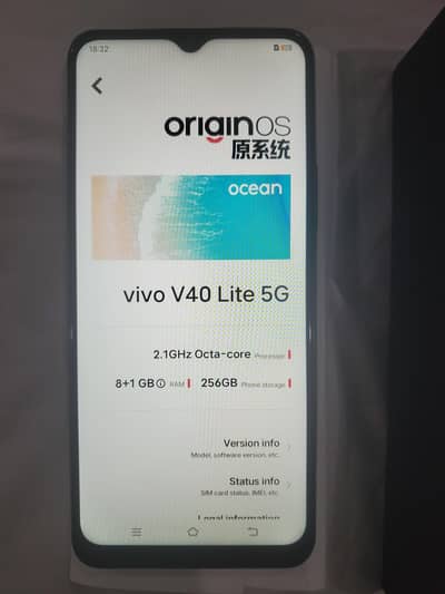 Vivo v40 lite 8 256