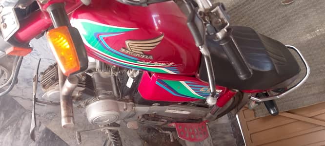 Honda cd 70 red color good condition