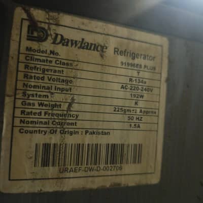 Dawlence refrigrator