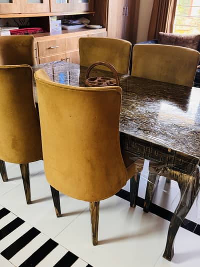 6 chair dinning table