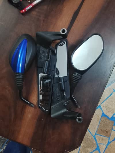 Wings and side mirror 2 pairs Both pairs in 2500