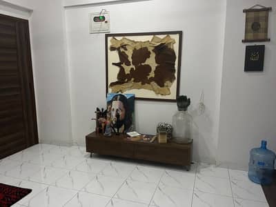 FOR RENT: CONTEMPORARY 1-BEDROOM APARTMENT WITH PRIVATE TERRACE (2ND FLOOR WITH LIFT) DHA KARACHI