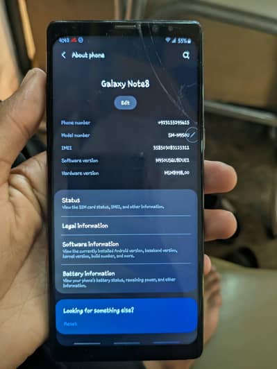 Samsung Mobile Note 8