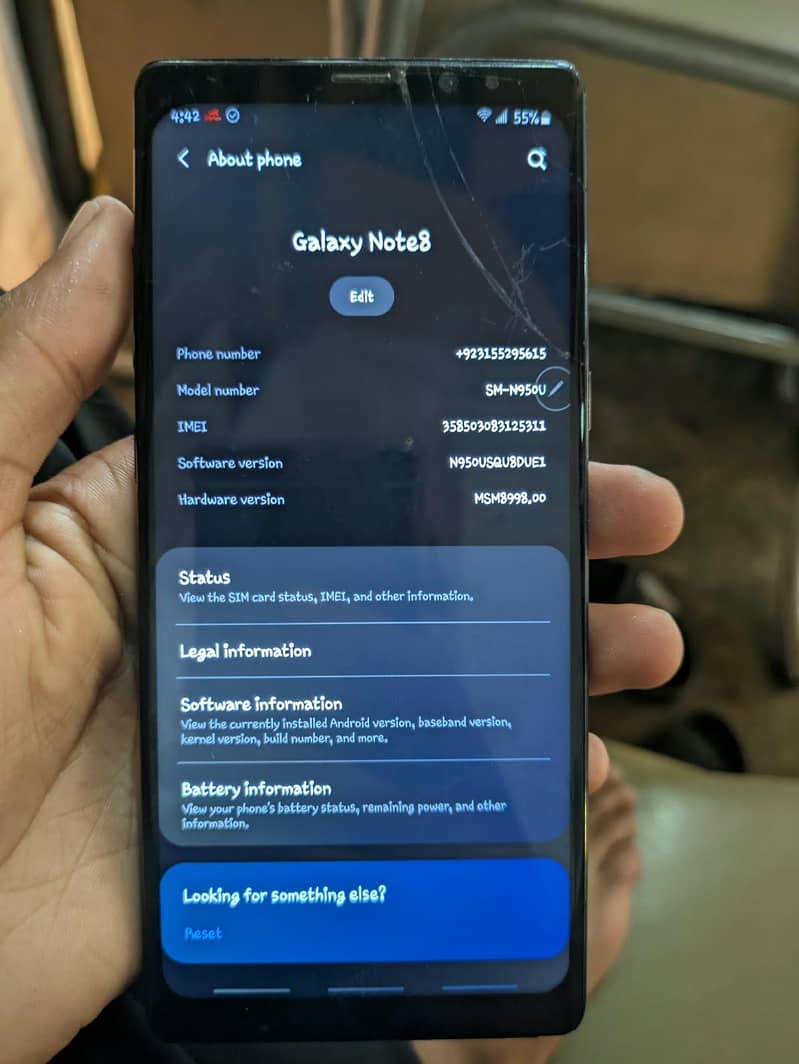 Samsung Mobile Note 8 0