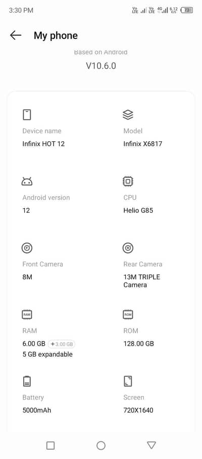 Infinix Other Model,x6817,
