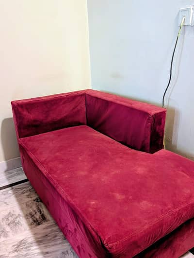 Red Valvet Sofa Set