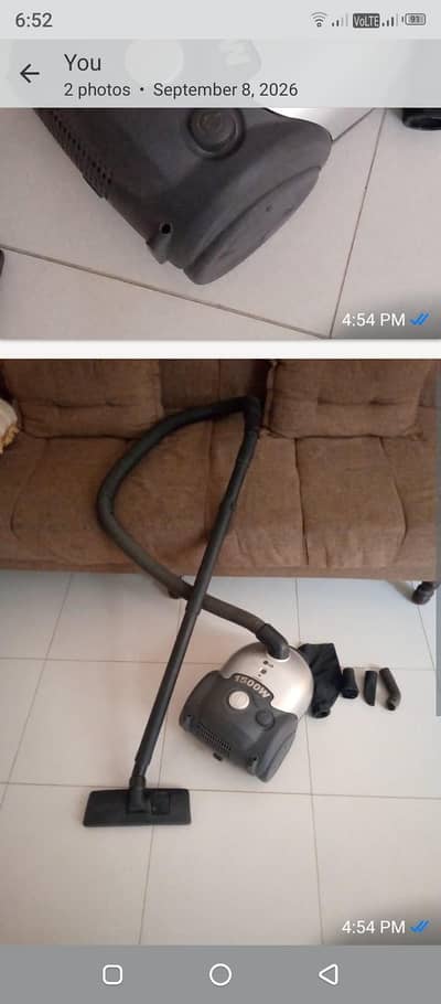 lG vacuum cleaner and Mauilnex meet chopper