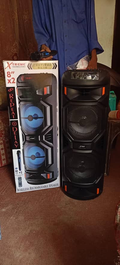 extreme 8+8 double speaker zabardast sound