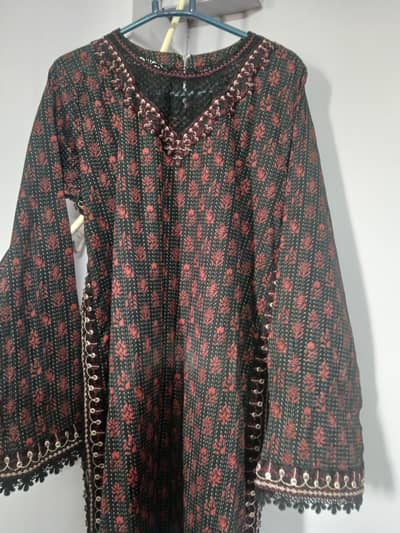 xenia 3 pc stitched embroidered