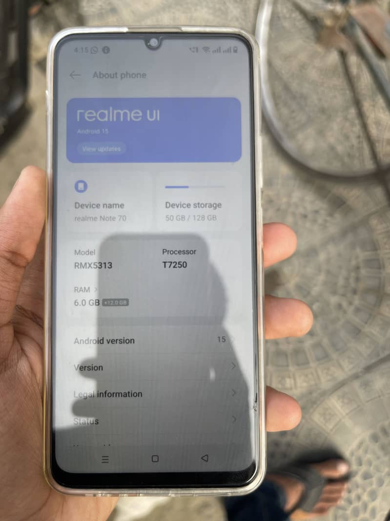 Realme note 70 6