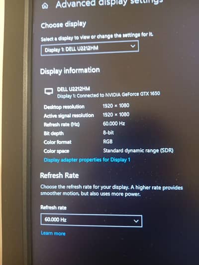 Dell U2212HM 21.5inch Monitor