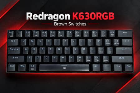Redragon K630RGB Mechanical Gaming Keyboard – Brown Switches