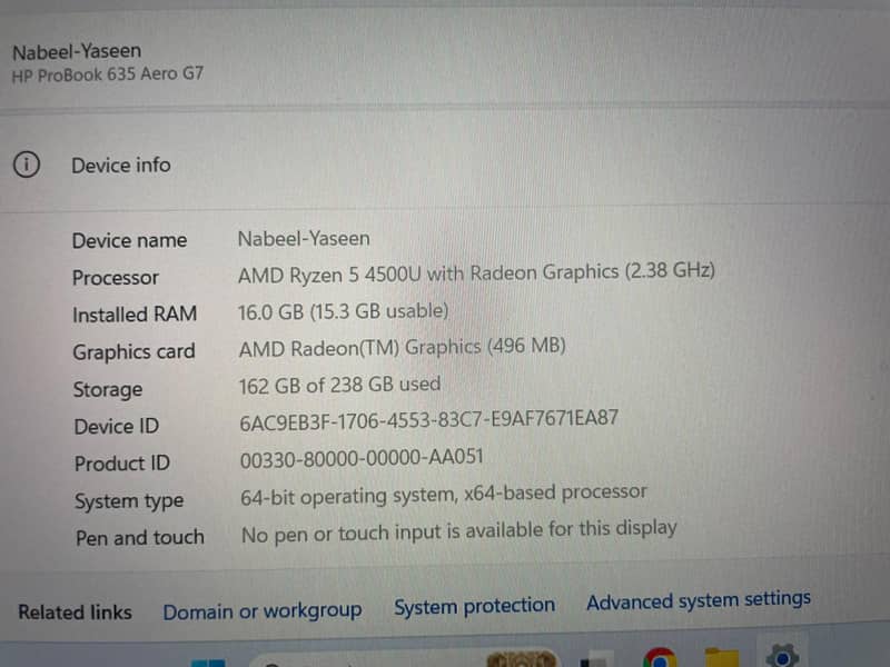 HP pro book 3