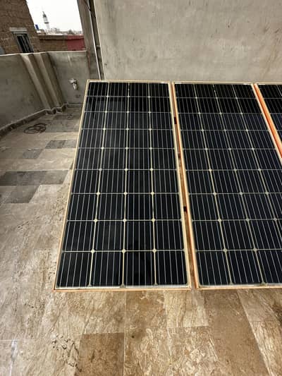 4 solar panels original with frame