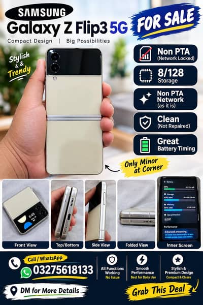 Samsung Mobile Z Flip 3