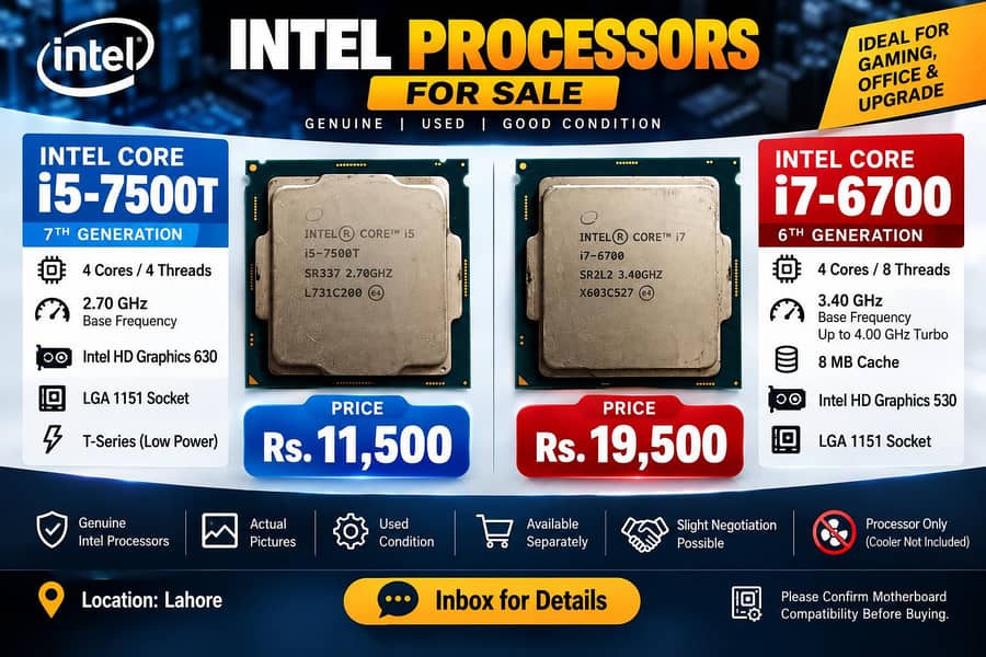 Intel Core i5 & i7 Processors 0