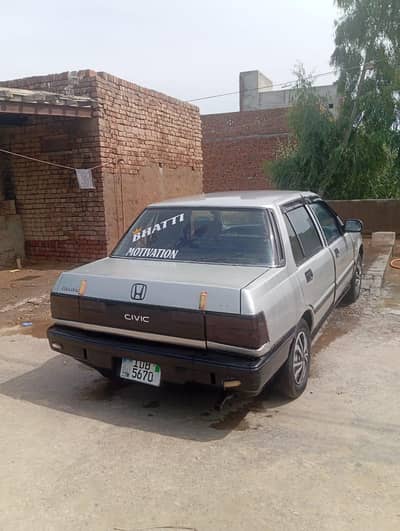 Honda Civic Oriel 1987 exchange possible