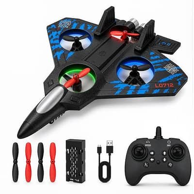 Brand New RC Jet Fighter Drone / Quadcopter Toy – Complete Box