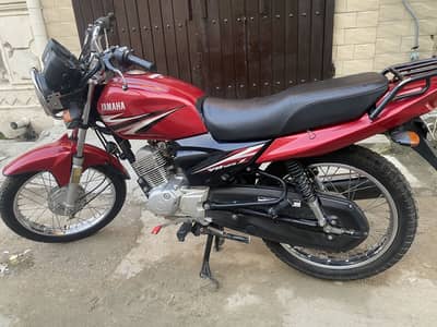 yamaha ybz Red colour Attock Number