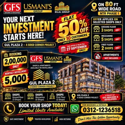 Hot Location shops available on installment