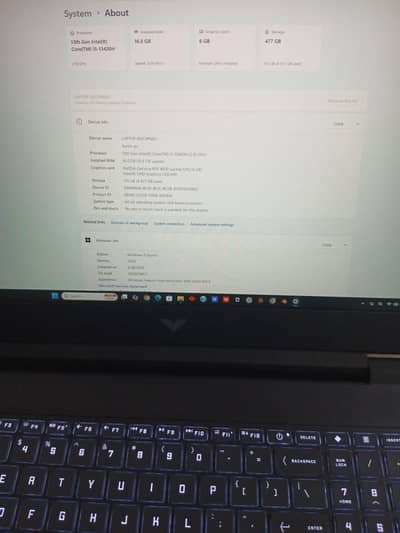 HP victus 15 gaming laptop | i5-13420 | RTX 4050 6 GB | 16 GB RAM