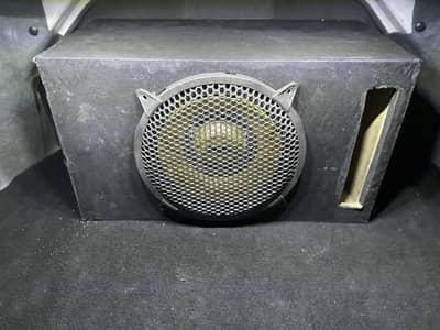 Car woofer with box