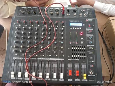 Audio Mixer and speaker set / DJ set speaker