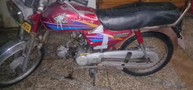 Honda CD 70 bike 2008 model for sale