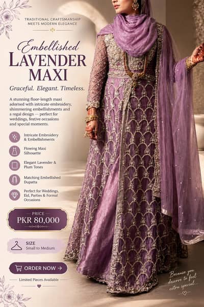 engagement or walima maxi