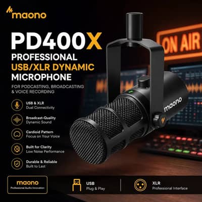 MAONO PD400X USB/XLR Dynamic Microphone