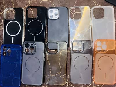 Iphone 13 pro Back Cases - 12 Branded Cases at 4000. Hard to find.