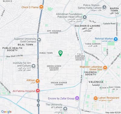 10 Marla Plot T&T Cooperative Society Pine Avenue Raiwind Road