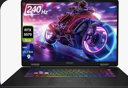MSI CROSSHAIR A18 HX  RTX5070 SEALED BOX R9 8940HX 32/1TBGaming laptop